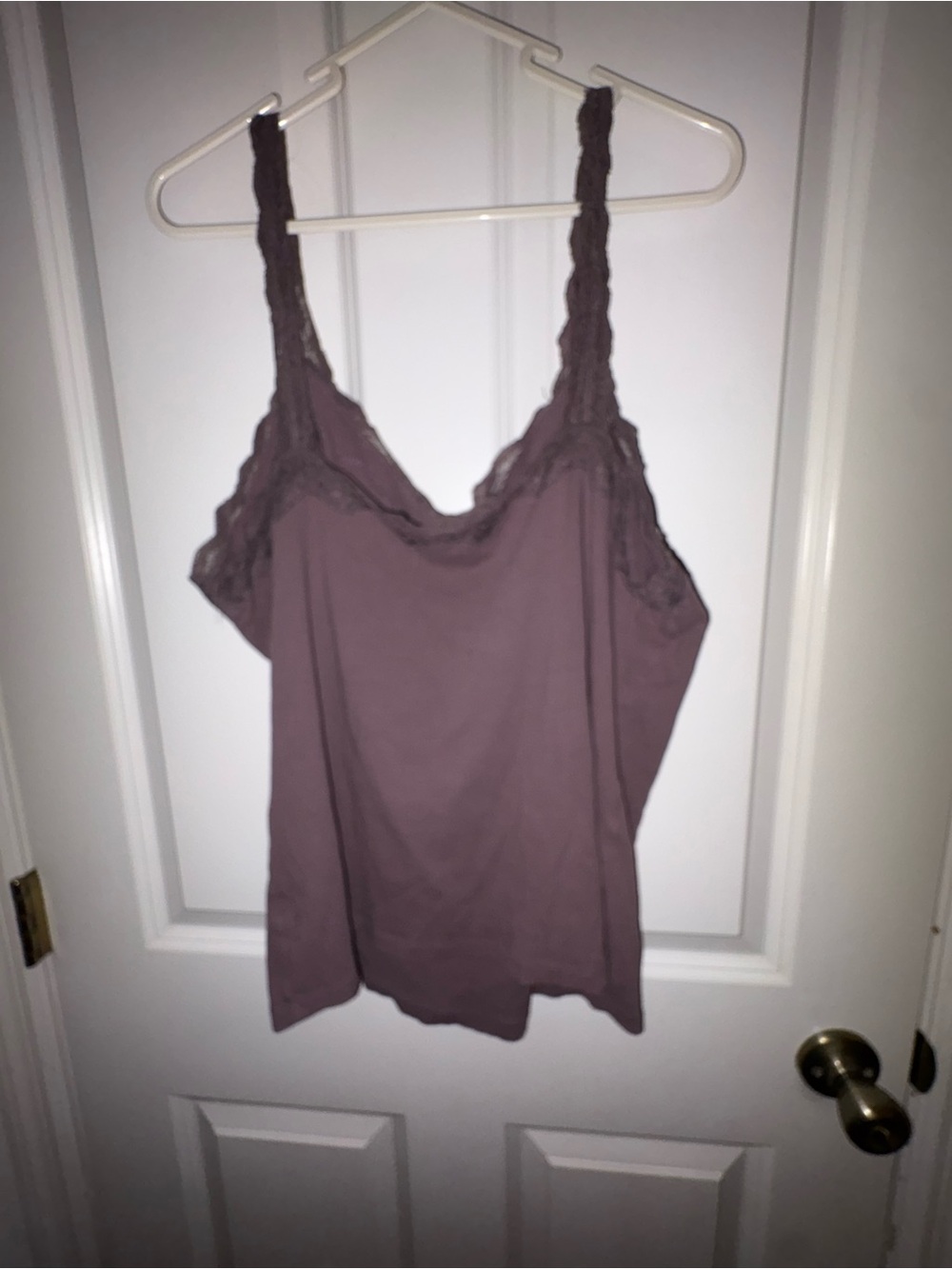 Maurice - Lace-Trim Ribbed Tank Top